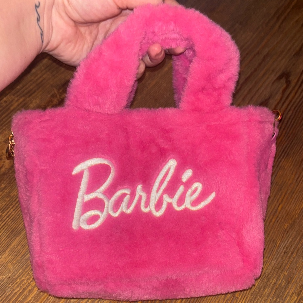 Barbie x Skinnydip London Fuchsia Plush Mini Bag